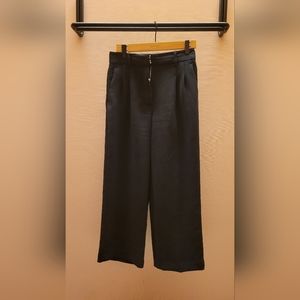 ARITZIA Wilfred Effortless Cropped (Size 0, Regular, Black)